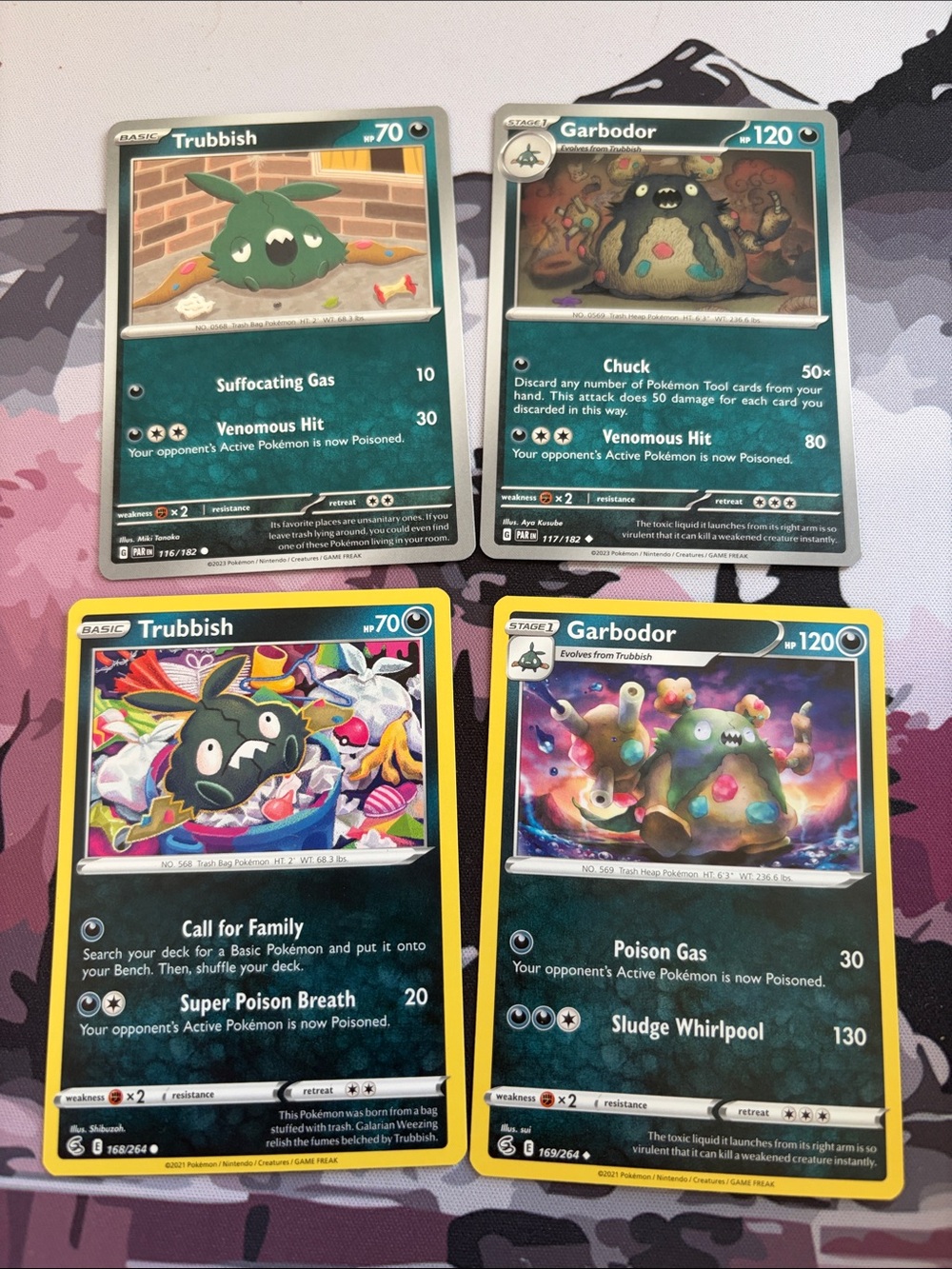 Trubbish & Garbodor Evolution Line Lot | Fusion Strike + Paradox Rift | ✨5/$25
